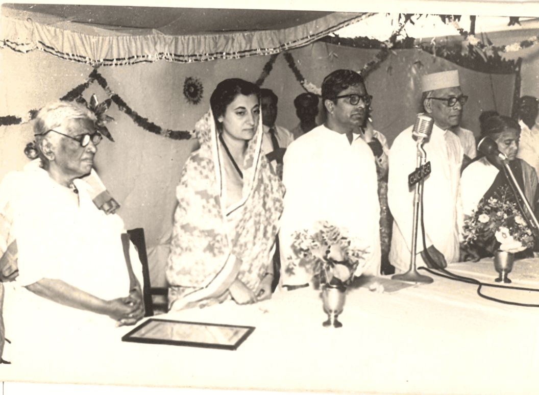 At an official ceremony — a lifetime of service recognised
